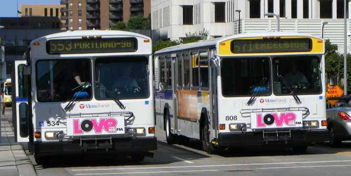 Metro Transit Gillig Phamntoms 534 & 808